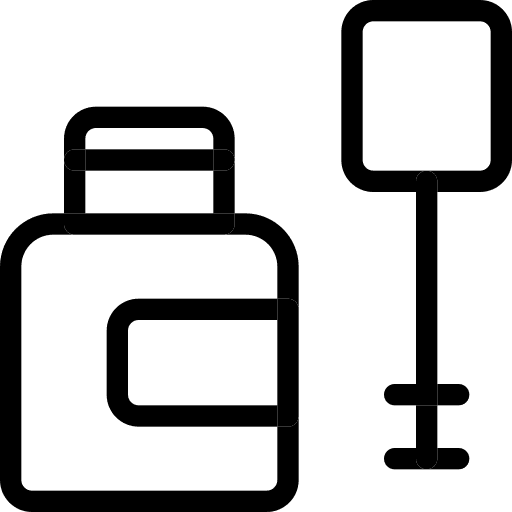 Bottle ink tool professions and jobs icon