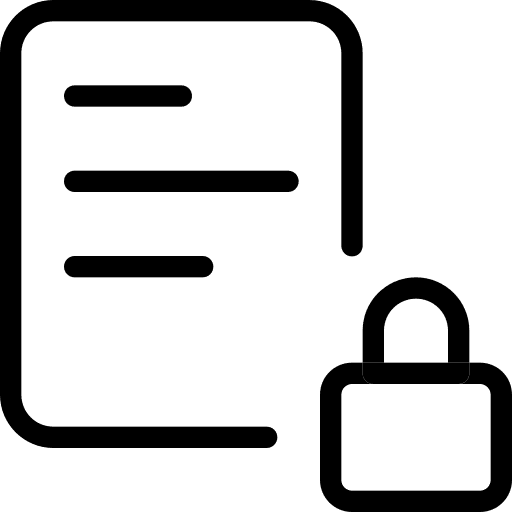 Locked date organization locked icon