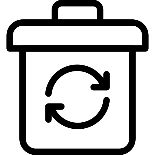 Recycle ecology and environment can professions and jobs icon