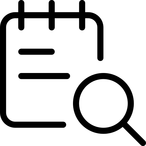 Search time and date search professions and jobs icon