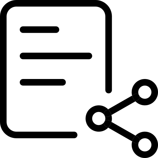 Share design date organization icon