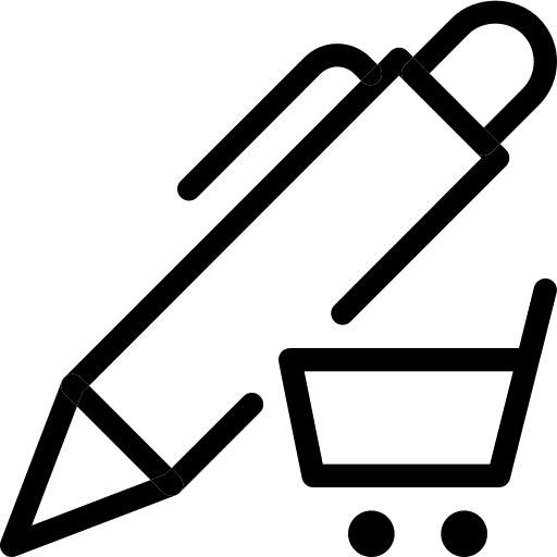 Shop pen stylus ui icon