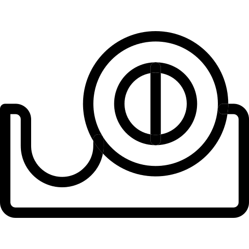 Tape dispenser professions and jobs miscellaneous business and finance icon