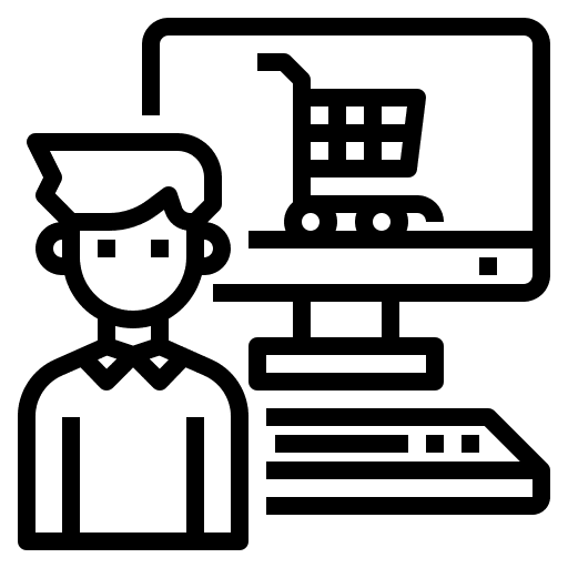 Online shopping shopping cart business and finance online shopping icon