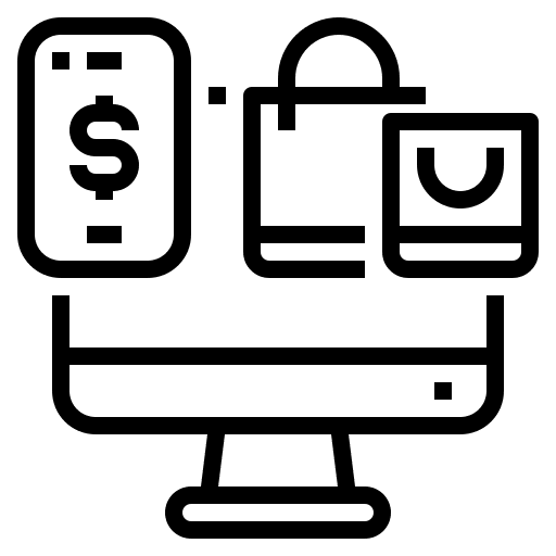 Payment business and finance computer payment icon