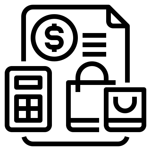 Payment calculator payment method business and finance icon