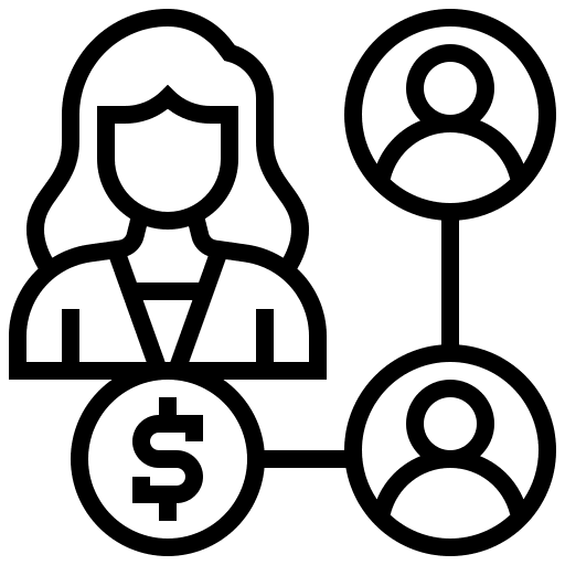 Financial advisor business and finance financial advisor icon