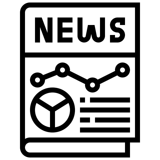 News information book investment icon
