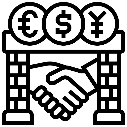 Brokerage financial brokerage business and finance icon