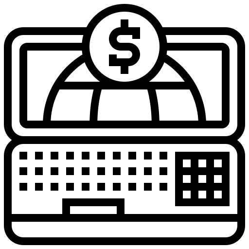 Online banking online banking online financial icon