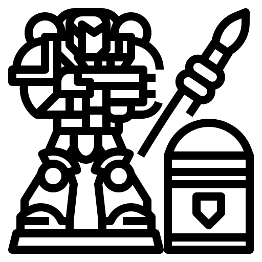 Miniature color model scale icon