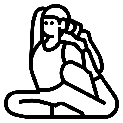 Yoga sports and competition yoga yoga pose icon