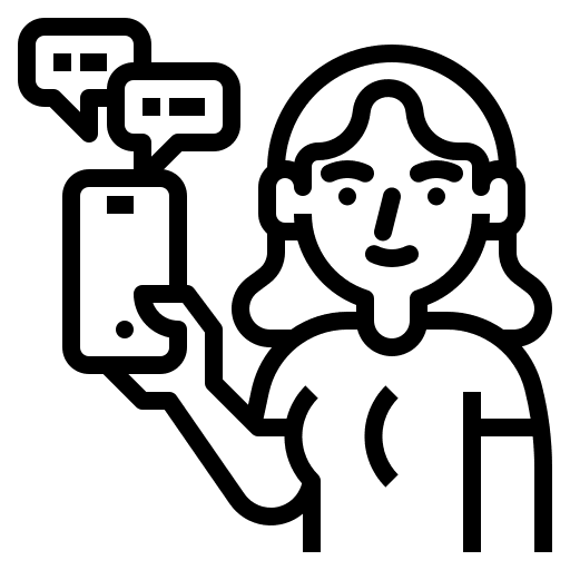 Chat phone chat mobile chat mobile phone icon