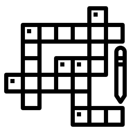 Crossword hobby crossword hobbies and free time icon