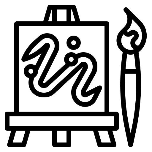 Paint hobbies and free time painting paint icon