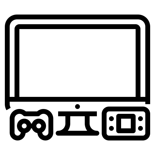 Console hobbies and free time console gaming icon