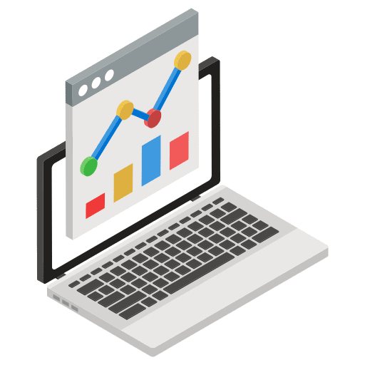 Data analytics data analysis business and finance data analytics icon