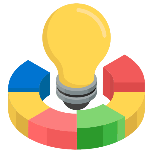 Innovation stats innovation lightbulb icon