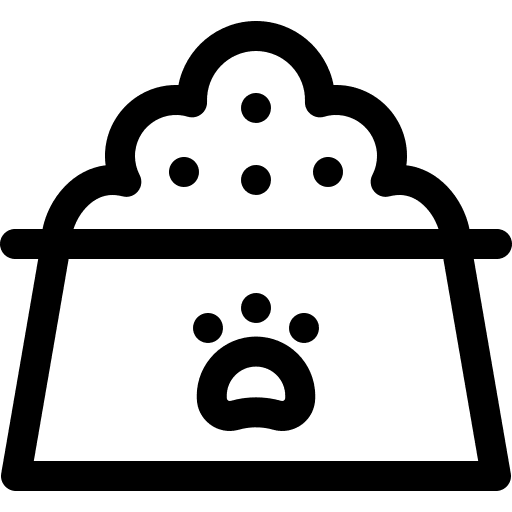 Dog bowl dog bowl animals pet food icon