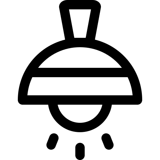 Lamp lightbulb ceiling lamp lamp icon