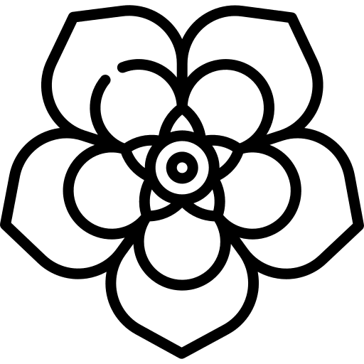 Sabi star botanical petals icon
