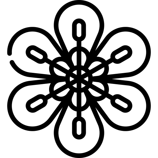 Clivia jungle flower nature icon