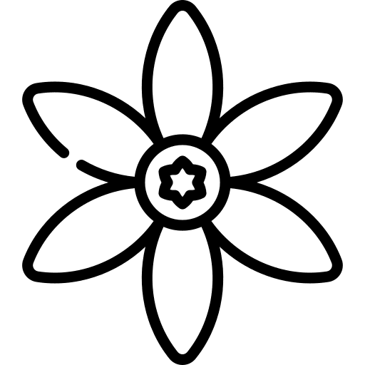 Jasmine jungle blossom flower icon