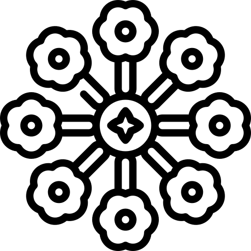 Lantana nature botanical flower icon