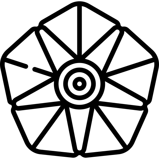 Morning botanical flower blossom icon