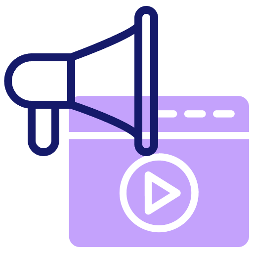 Advertisement tools and utensils marketing loud icon