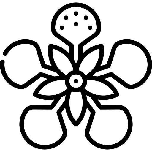 Royal nature botanical blossom icon