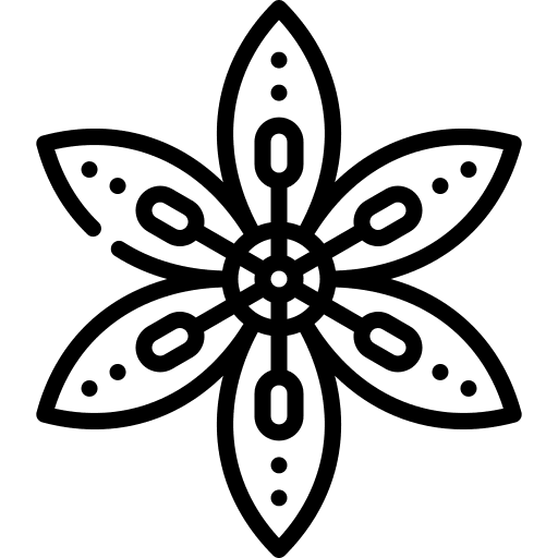 Tiger lily blossom jungle icon