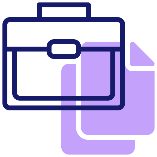Briefcase network agency file icon