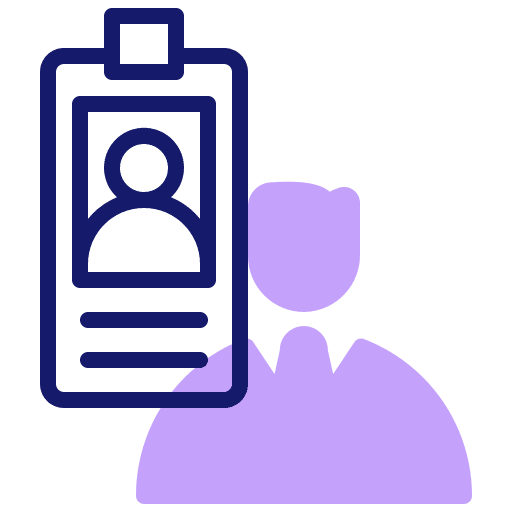 Id card vip pass identity pass icon