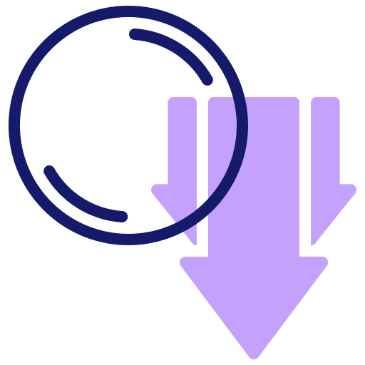 Losses business and finance analytics finance icon