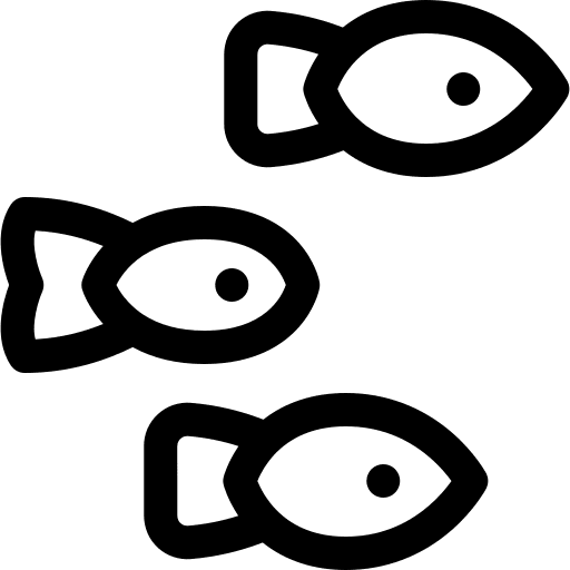 Fishes aquatic fishes aquarium icon