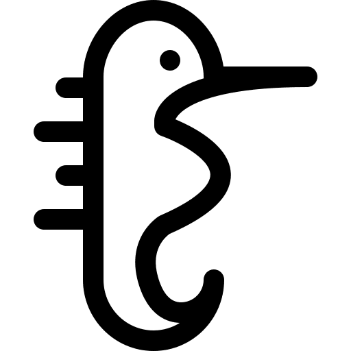 Leafy sea dragon animals aquarium aquatic icon