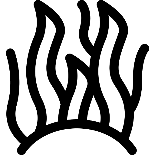 Seaweed aquarium animals aquatic icon