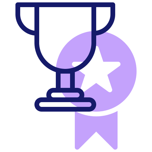 Trophy cup marketing soccer cup icon