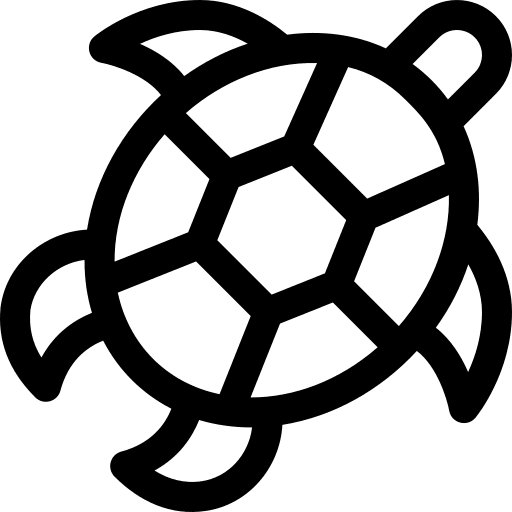 Turtle sea life turtle wild animals icon