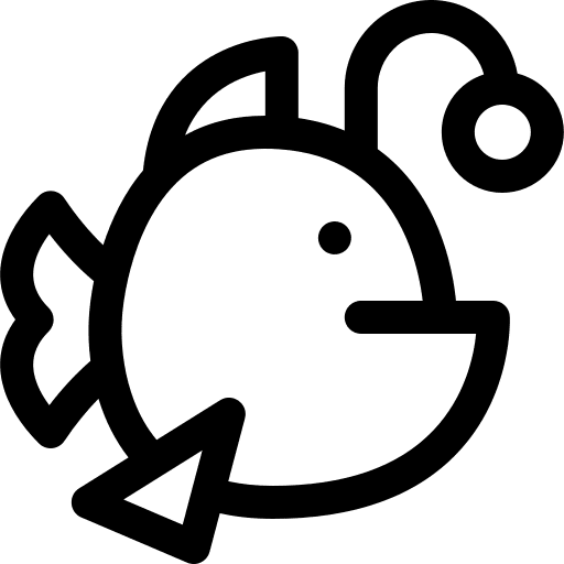 Anglerfish fish anglerfish animals icon