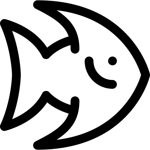 Fish animals sea life aquatic icon