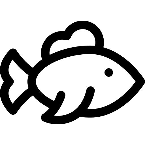 Fish fish sea life aquatic icon