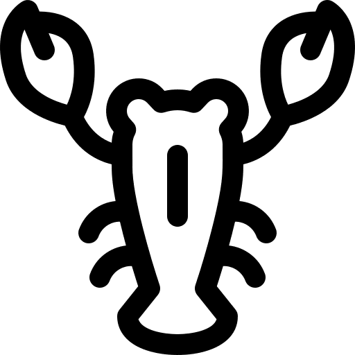 Lobster animals protein fresh icon
