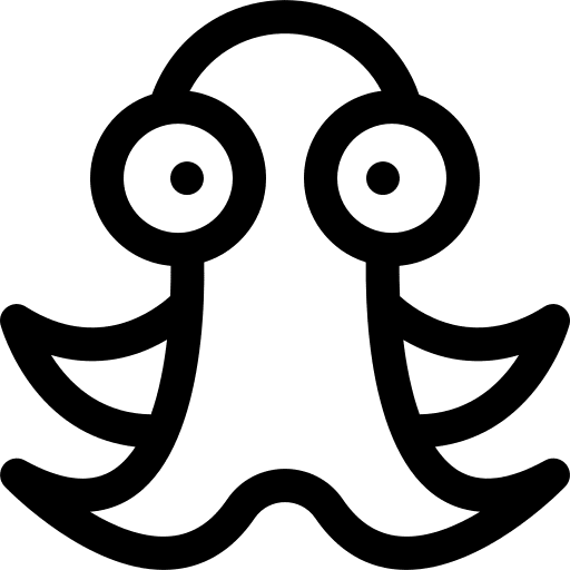 Octopus invertebrate squid cephalopods icon