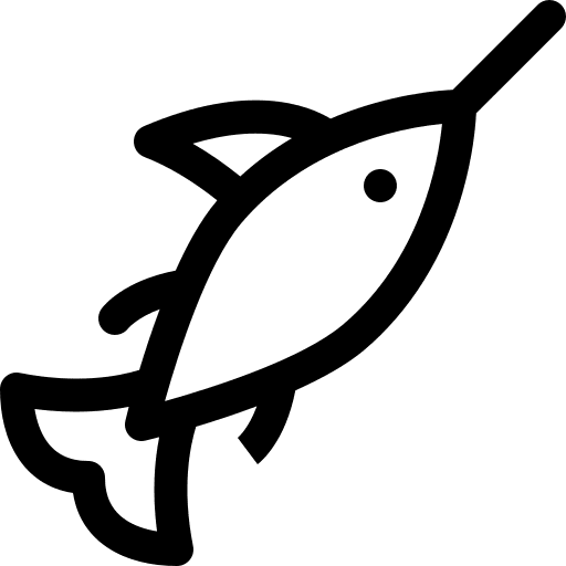 Swordfish food wild wildlife icon