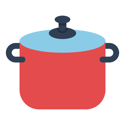 Pot pan saucepan soup icon