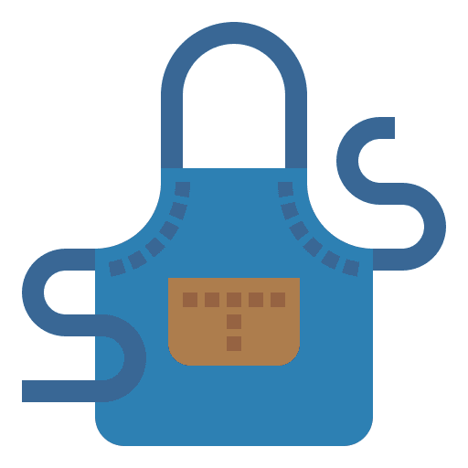 Apron clothes fashion apron icon