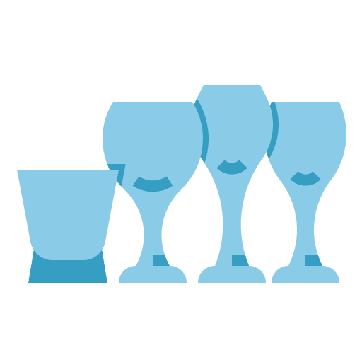 Glass drink wineglass alcoholic drink icon