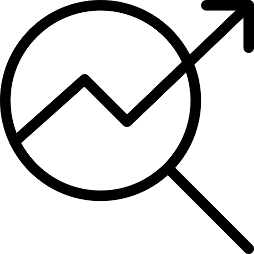 Graph virustotal icon graph business and finance icon